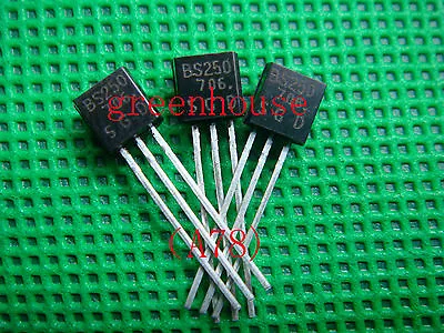 100pcs BS250 P Channel MosFET TO-92 Brand New (A79) • $198