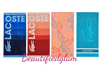 Cotton Beach Towel By LACOSTE 36  X 72  BRAND NEW • £33.25