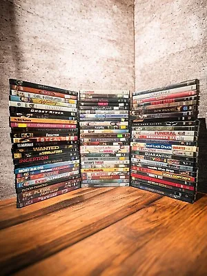 RANDOM Lot Of 75 DVDs Bulk / Wholesale DVDs Lot List DVD Movies Assorted Genres • $46.49