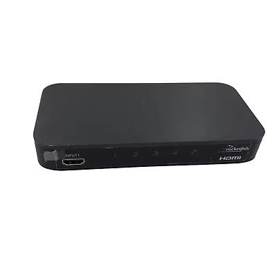Rocketfish 4K 4-port HDMI Switch Model: RF-G1501 - Black #U5967 • $8.98
