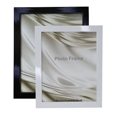 Gloss Wooden Photo Frame With Clear Perspex For Picture & Poster Hanging  • £11.50