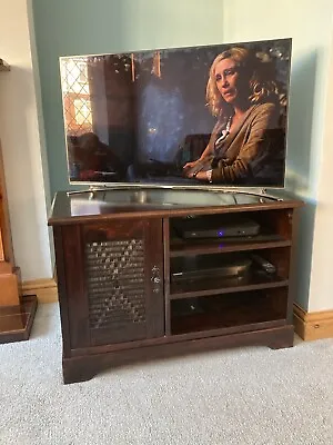 Solid Mahogany Tv Cabinet Used • £45