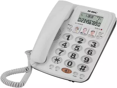 Landline Telephone Desktop Telephones Corded For HOM And Office Call ID  • $34.13