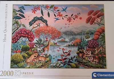 Jigsaw Puzzles 2000 Pieces Clemontini The Peaceful Jungle • £8