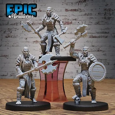 Half Orc Marauder Female DnD Dungeons And Dragons Miniature Epic Miniatures 28mm • £5.99