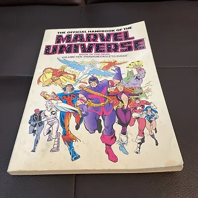 Official Handbook Of The Marvel Universe Volume 10 Book Of The Dead Paperback • $22