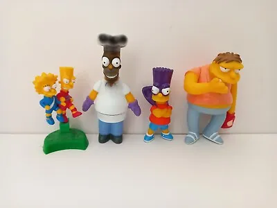 The Simpsons Burger King Bundle 2001 Homer Barney  Bartman And Lisa • £9.99
