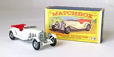 Lesney Matchbox MOY #Y-10 Mercedes Benz 36/220 NEAR MINT IN BOX 1963 • $12.95