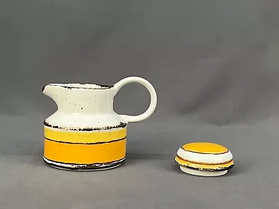 £38.93 • Buy Vtg MCM Stonehenge Midwinter SUN 10 Oz Creamer + Sugar Bowl Top/lid; Mint