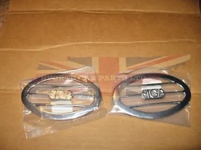 Pair Of New MGA Vent Grilles 1955-1962 Chromed Metal Vent Grille Set • $49.95