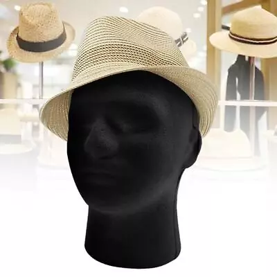 Hat Wig Glasses Male Foam  Mannequin Head Display Practical Model Stand Racks • $10.78