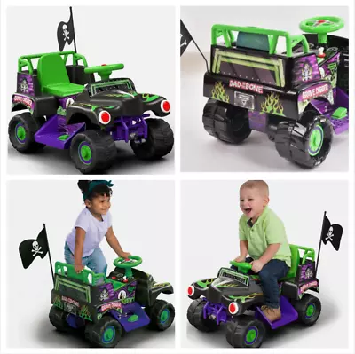 Grave Digger MONSTER JAM Truck Battery Operated 6-V Ride On Toy Car Kids 1-3 Yrs • $99.91
