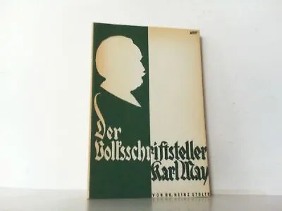 £16.02 • Buy Der Volksschriftsteller Karl May Beitrag Zur Literarischen Volkskunde. Reprint D