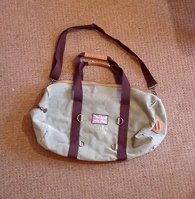 Gola Duffel Bag Canvas Vintage Style Hold All With Union Jack Logo • £15