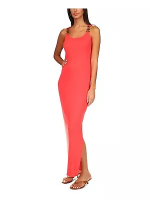 MICHAEL MICHAEL KORS Womens Coral Ring Unlined Sleeveless Maxi Sheath Dress XS • $21.95