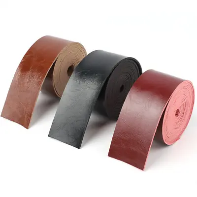 2Meter Faux Leather Ribbon Trims Bias Binding Tape Edge PU Fabric For DIY Decor • £7.01