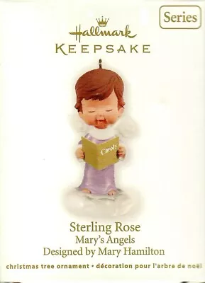 Hallmark Ornament Sterling Rose Mary's Angels Series Keepsake Collectible • $9.73