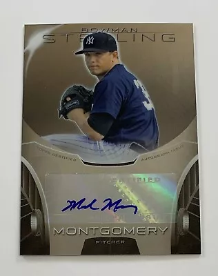 2013 Topps Bowman Sterling Mark Montgomery Auto Card  AR24 • $3