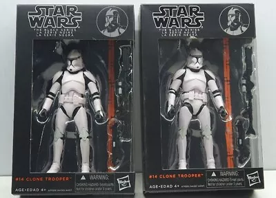 Star Wars The Black Series Clone Trooper 6  Figure #14 201 NIB ONE ONLY U Pick • $60