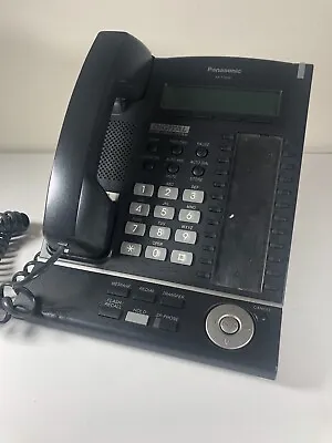 KX-T7630 24 Line Buttons 3 Line Backlit LCD Office Phone Black Corded • $29.99