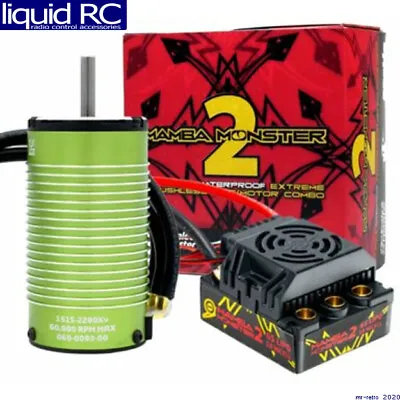 Castle Creations 010-0108-05 Monster 2 1:8th 25v Esc Waterproof W / 2200kv V2 Mo • $264.96