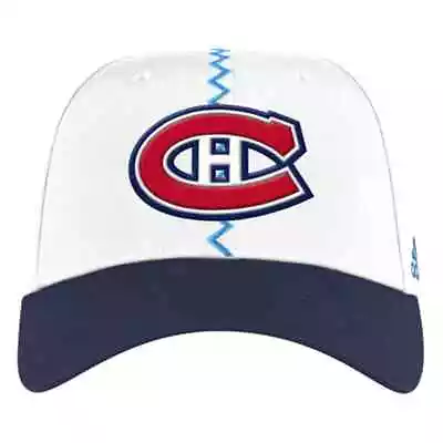 Montreal Canadiens Adidas Reverse Retro 2.0 Flex Fitted Hat - White • $36.42