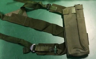 Racal Tacticom Radio Pouch Army Harness Shoulder Straps Olive Green New • £9.99