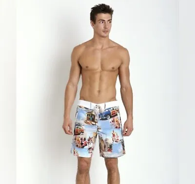 NWT Hugo Boss Swim Cavefish Print Trunks Large • $65