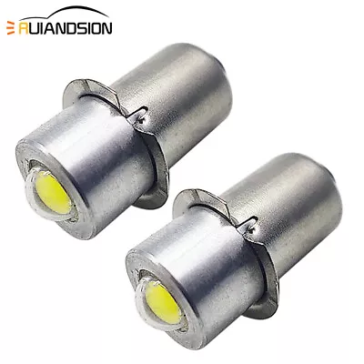 2X P13.5S COB LED BULB Lamp MAGLITE UPGRADE 1W For TORCH FLASHLIGHT 3V-18V 100lm • $7.72