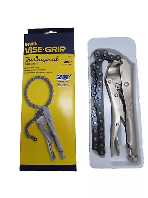 New! Irwin Tools Vise-grip 9  Locking Chain Clamp Pliers 20r • $19.99