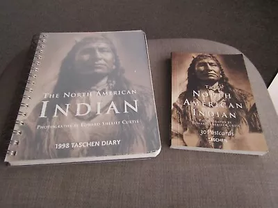 The North American Indian  1998 Taschen Diary And Taschen 30 Postcards. • £11.99