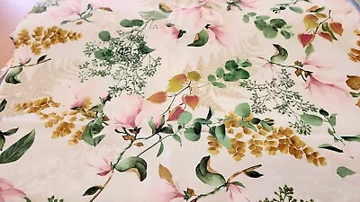 Michael Miller Forest Magnolia Bouquet Cotton Fabric By The Yard   • $7.49