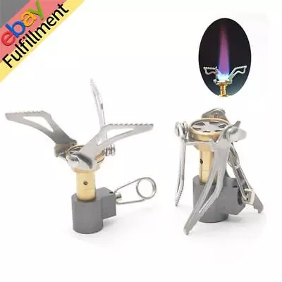 Light Weight Folding Small Mini Ultralight Outdoor Camping Cook Burner Gas Stove • $19.75