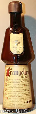 Frangelico Liqueur Empty Brown Bottle 750ml Shaped Like A Monk Barbero Italy • $33.51