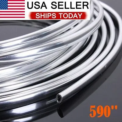 50 Feet X 7mm Original Chrome Car Door Edge Guard Molding Trim Protector U Shape • $8.83