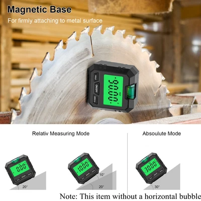 £13.75 • Buy 360° Magnetic Digital Level Box Angle Finder Goniometer Inclinometer Protractor~