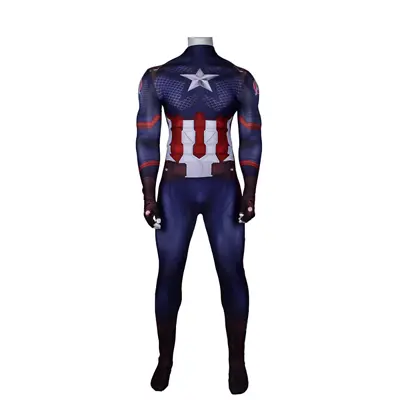 Movie The Avengers Captain America Superhero Cosplay Costumes Bodysuit Jumpsuit • $52.60