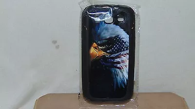 Eagle With American Flag- FITS Samsung Galaxy S3 I 9300 PHONE Case Rubber  • $5