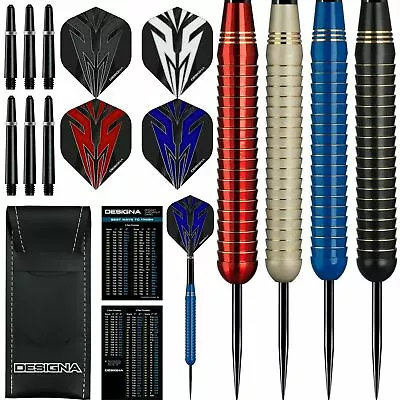 Mako Shark Grip Darts Set 22g 24g 26g Grams Brass Razor Edge • $3.78