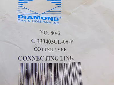 Diamond Chain 80-3 Roller Chain • $18.99