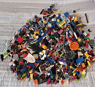 LEGO 2.5+lb Pound Mixed Bulk Building Brick Lot Random Colors Pieces Part • $30.69