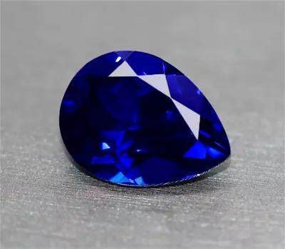 Top Quality Pear Shape Royal Blue Sapphire Lab-created Aaaaa+ Loose Gemstone • $21.99