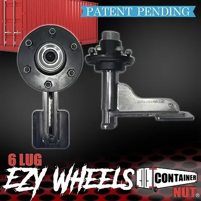 EZY WHEELS | 6 LUG | The Original Shipping Container Wheels | AXELS ONLY • $549.99