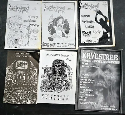 Underground Death Metal/Grind Fanzines 59 ImmolationDerangedMachetazoBrutus • $300