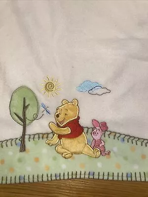 Disney Classic Winnie The Pooh & Friends Baby Blanket Crib Comforter Soft Plush • $20