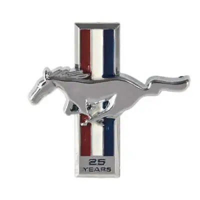 1989-1990 Mustang 25th Anniversary Dash Emblem Pony & Tri-Bar Running Horse • $14.53