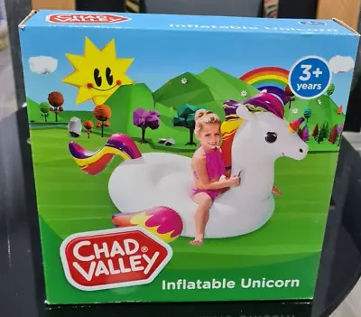 Chad Valley Unicorn Inflatable Toy Brand NEW - Boxed • £21.95