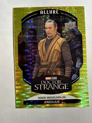 2022 Upper Deck Marvel Allure Mads Mikkelsen As Kaecilius Yellow Taxi #54 • $3