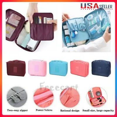 Multifunction Travel Cosmetic Bag Makeup Case Pouch Toiletry Wash Organizer Bag • $5.35