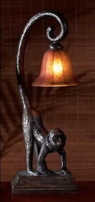 26  Brushed Chinese Monkey Lamp Vintage • $45